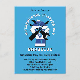 ISRAEL LABOR DAY Barbecue Uitnodiging Briefkaart