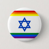 Israel LGBT Pride Button (Voorkant)