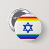 Israel LGBT Pride Button (Voorkant /achterkant)