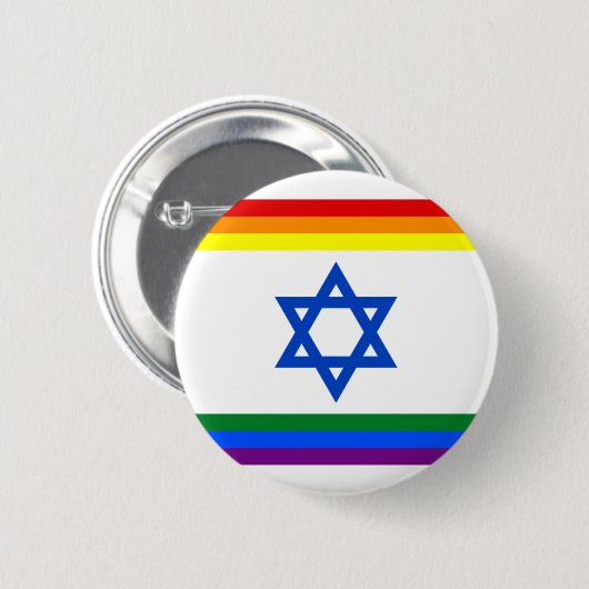 Israel LGBT Pride Button (Voorkant /achterkant)