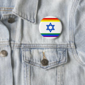 Israel LGBT Pride Button (In situ)