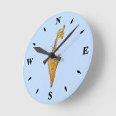 Israel Map Clock Ronde Klok (Hoek)
