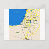 Israel map.JPG Briefkaart (Voorkant)