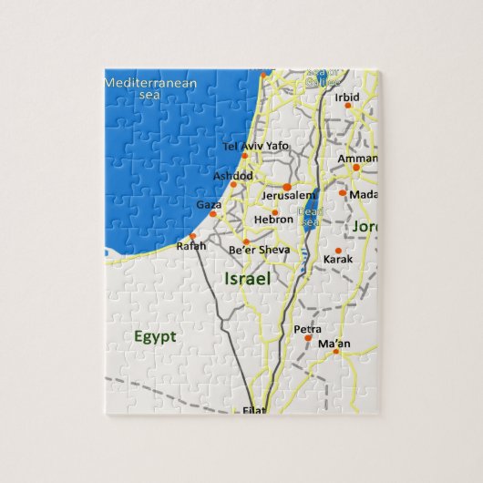 Israel map.JPG Legpuzzel (Verticaal)