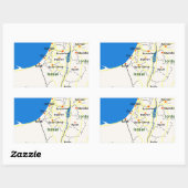 Israel map.JPG Rechthoekige Sticker (Vel)