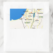 Israel map.JPG Rechthoekige Sticker (Tas)