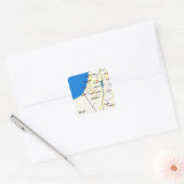 Israel map.JPG Vierkante Sticker (Envelop)
