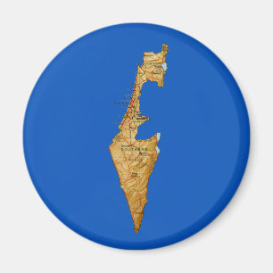 Israel Map Magnet