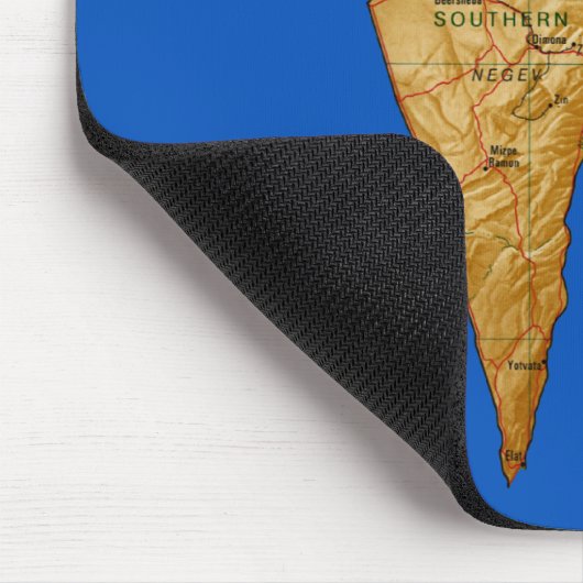 Israel Map Mousepad Muismat (Hoek)