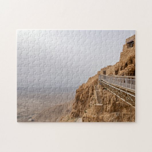 Israel Masada fortress view puzzle Legpuzzel (Horizontaal)