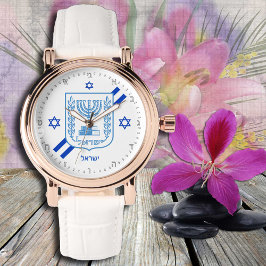 Israel mode Watch, Hebreeuwse wijzerplaat, Israëli Horloge