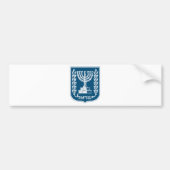 Israel National Emblem Bumpersticker (Voorkant)
