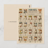Israël Oude Ansichtkaart Briefkaart (Voorkant / Achterkant)
