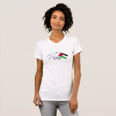 Israel Palestine Peace Salam Shalom T-shirt (Voorkant volledig)