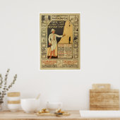 Israël Palestine Travel Poster (Keuken)