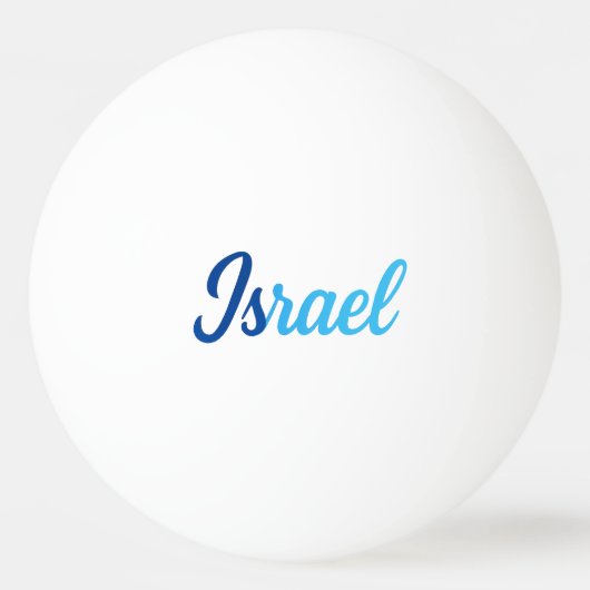 Israël Pingpongbal (Voorkant)
