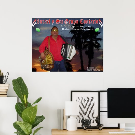 israël poster (Thuiskantoor)