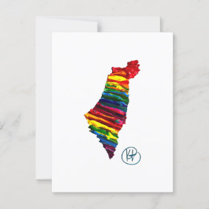 Israël Pride Studio Kunst Briefkaart