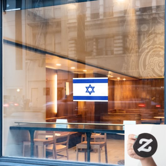 israël raamsticker (Cafe Raam)