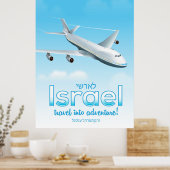 Israël " Reis naar Avontuur" Poster (Keuken)