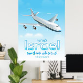Israël " Reis naar Avontuur" Poster (Thuiskantoor)
