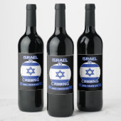 Israël roept en ik moet gaan wijn etiket (Flessen)