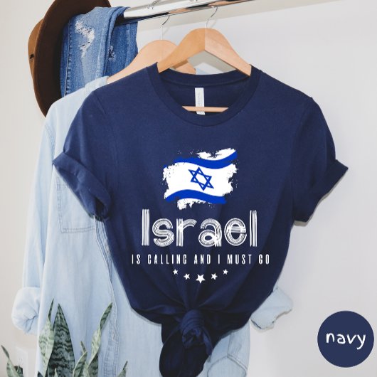 Israël roept en ik moet naar T-shirt gaan