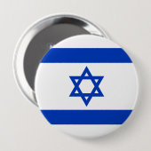 Israël Ronde Button 4,0 Cm (Voorkant /achterkant)