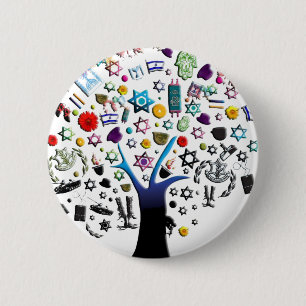 Israël Ronde Button 5,7 Cm