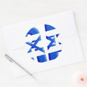 Israël Ronde Sticker (Envelop)