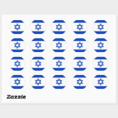 israël ronde sticker (Vel)