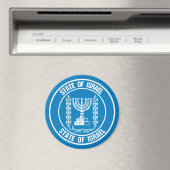 Israel Round Emblem Magneet (Insitu (Vaatwasser))