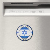 Israel Round Emblem Magneet (Insitu (Vaatwasser))
