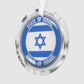 Israel Round Emblem Ornament (voorkant)
