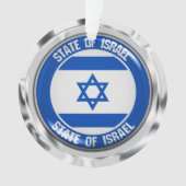 Israel Round Emblem Ornament (voorkant)