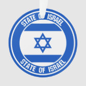 Israel Round Emblem Ornament (voorkant)