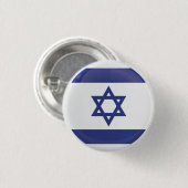 Israel Round Icon Flag Ronde Button 3,2 Cm (Voorkant /achterkant)