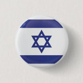 Israel Round Icon Flag Ronde Button 3,2 Cm (Voorkant)