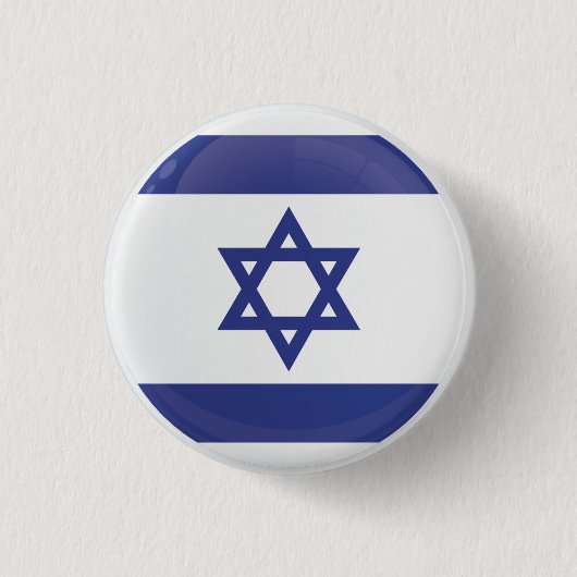Israel Round Icon Flag Ronde Button 3,2 Cm (Voorkant)