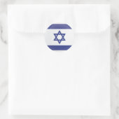 Israel Round Icon Flag Ronde Sticker (Tas)