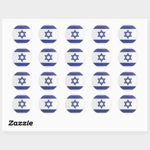 Israel Round Icon Flag Ronde Sticker