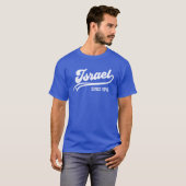 Israël sinds 1948 Retro T-shirt (Voorkant volledig)