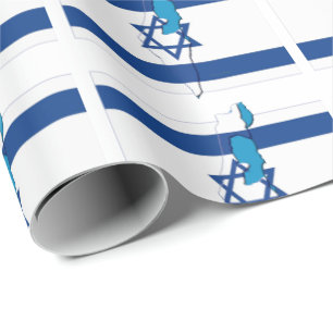 Israël   STAR VAN DAVID   Israëlische vlag Cadeaupapier