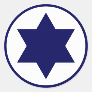 Israel Star van David Ronde Sticker