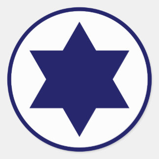 Israel Star van David Ronde Sticker