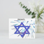 Israël ster van David Briefkaart (Staand voorkant)