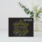 Israël ster van David Briefkaart (Staand voorkant)