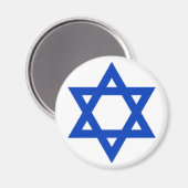 Israël - ster van David Magneet (Voorkant / Achterkant)