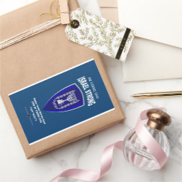 Israël sterk - Am Yisrael Chai Rechthoekige Sticker