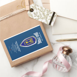 Israël sterk - Am Yisrael Chai Rechthoekige Sticker